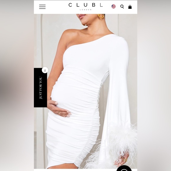 Club L London Maternity Dress - Picture 3 of 13